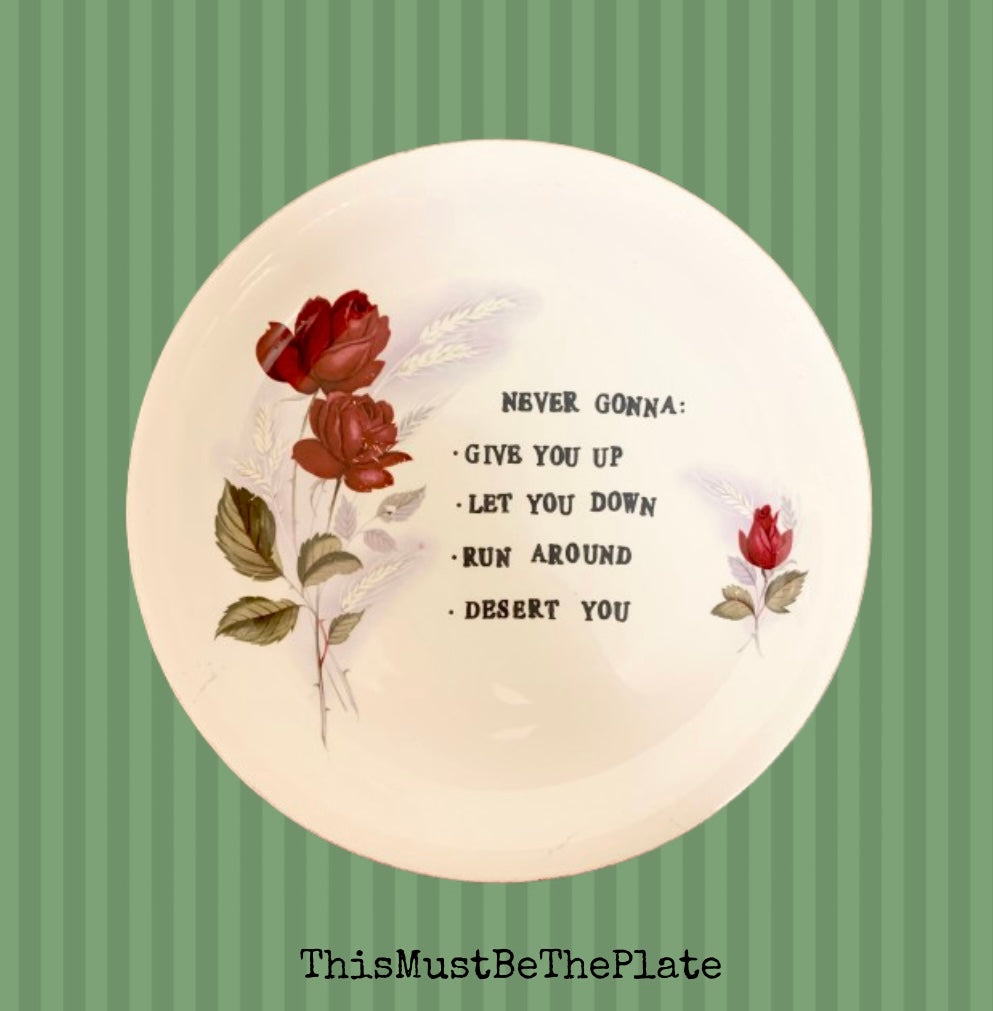 *Read description before buying* Never gonna give you up by Rick Astley